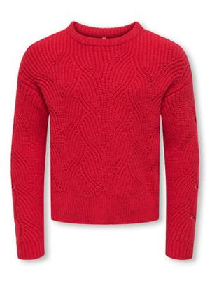 Kids ONLY winter sweater meisjes - rood - KogKatia - regular fit