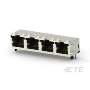 TE Connectivity TE AMP MODULAR JACKS - INVERTED AND LEDS MODULAR JACKS - INVERTED AND LEDS 5406552-1 1 stuk(s)