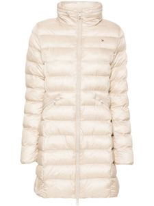 Tommy Hilfiger manteau zippé à col cheminée - Tons neutres