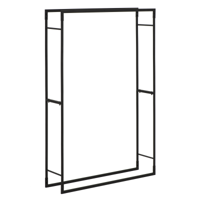 Haardhoutrek - 45 kg - 100 x 25 x 150 cm - staal - zwart