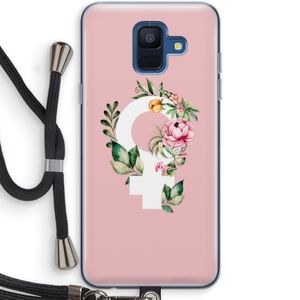 Venus: Samsung Galaxy A6 (2018) Transparant Hoesje met koord