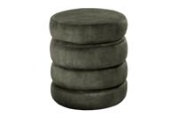 Stoel VOQUE 50cm fluweel groen met opbergruimte - 46695