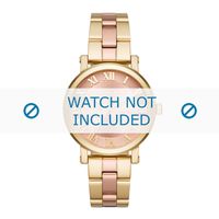 Michael Kors horlogeband MK3586 Staal Goud 18mm - thumbnail