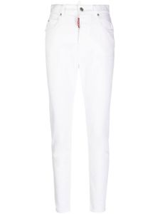 DSQUARED2 jean à taille haute - Blanc