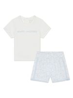 Marc Jacobs Kids ensemble haut-short à logo imprimé - Bleu - thumbnail