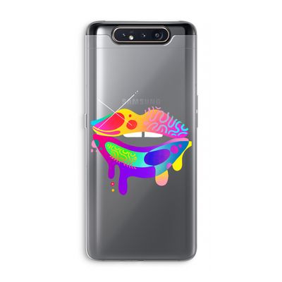 Lip Palette: Samsung Galaxy A80 Transparant Hoesje