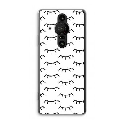 Wimpers: Sony Xperia Pro-I Transparant Hoesje
