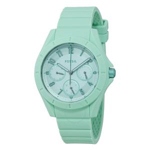 Horlogeband (Band + Kastcombinatie) Fossil ES4188 Onderliggend Silicoon Mintgroen