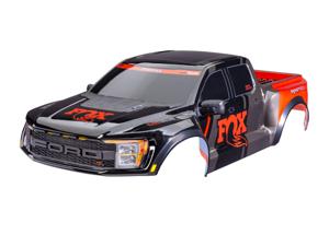 Traxxas - Body, Ford Raptor R, complete (Fox) (includes grille, tailgate trim, side mirrors, decals, & clipless mounting) (requires #10124 & 10125 ...
