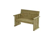 Bank Lisse 127cm - Talen buitenmeubelen