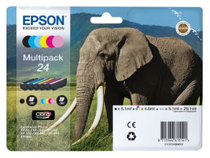 Epson Elephant Multipack 6-colours 24 Claria Photo HD Ink