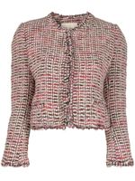 ISABEL MARANT veste en tweed à col rond - Rose