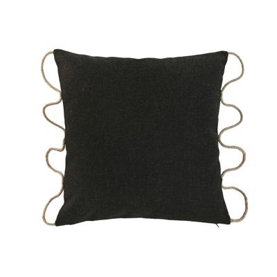 Kussen Home ESPRIT Zwart 45 x 15 x 45 cm