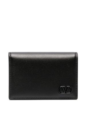 Valentino Garavani mini porte-cartes VLOGO - Noir
