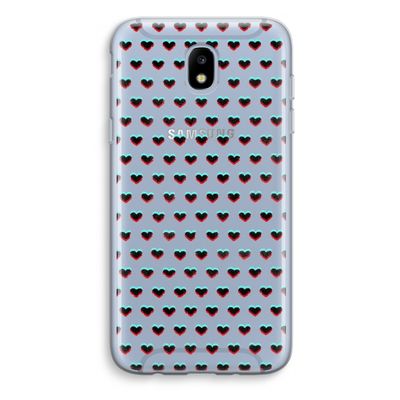Hartjes: Samsung Galaxy J5 (2017) Transparant Hoesje