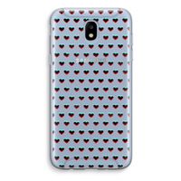 Hartjes: Samsung Galaxy J5 (2017) Transparant Hoesje