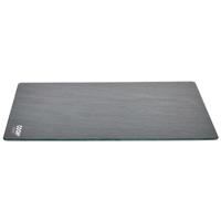 Cook Concept snijplank/serveerplank van glas - rechthoek - zwart marmer print - 40 x 30 cm