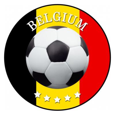 Belgie voetbal print bierviltjes