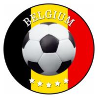 Belgie voetbal print bierviltjes