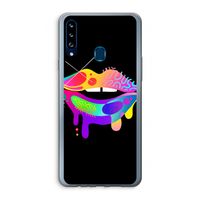 Lip Palette: Samsung Galaxy A20s Transparant Hoesje