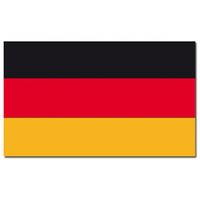 Gevelvlag/vlaggenmast vlag Duitsland 90 x 150 cm   -