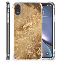 Apple iPhone Xr Anti-Shock Hoesje Marmer Creme