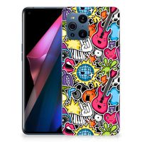 OPPO Find X3 | X3 Pro Silicone Back Cover Punk Rock - thumbnail