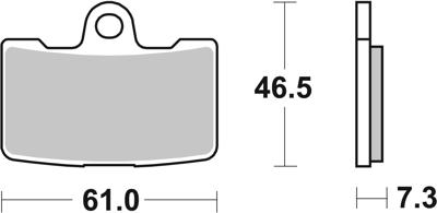 BREMBO Remblokken, voor de moto, Road Gesinterd Metaal 07HD19SA