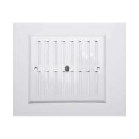 Rooster Fepre Aanpasbaar Aluminium Wit (17 x 19 cm)