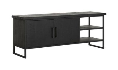 DTP Home TV-meubel 'Beam' Teakhout, 140cm, kleur Zwart
