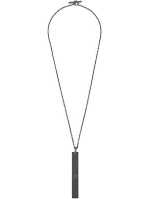 Parts of Four collier à pendentif mat - Gris