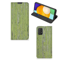 Samsung Galaxy A03s Book Wallet Case Green Wood