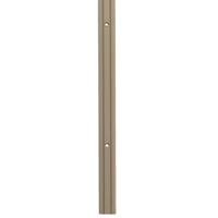 Leen Bakker - Hoekprofiel 24,5x10 Mm - 100 Cm - Aluminium - Bruin - 2.5x103x1 Cm