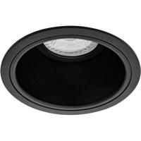 Ronde Inbouwspot GU10 Armatuur - Zwart Aluminium - Ø90mm Verdiept