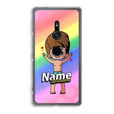 Chibi Maker man: Sony Xperia XZ2 Transparant Hoesje