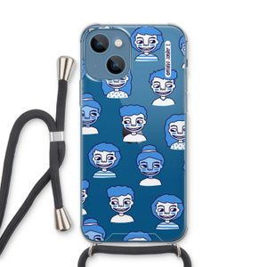 Gezichtjes: iPhone 13 Transparant Hoesje met koord