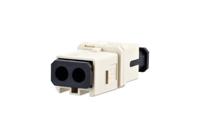 Metz Connect 1402100820MI Connector voor glasvezelkabels Beige 1 stuk(s)