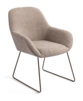 Jesper Home Eetkamerstoel 'Kushi' Slide Rose, kleur Stone Haze