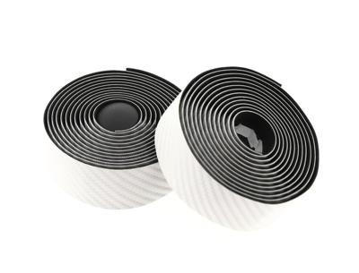 Tecora  e stuurlint magnifique carbon look, ø2.5x30mm, 2m,wit