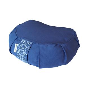Crescent meditation cushion - Denim Blue