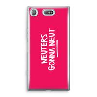 Neuters (roze): Sony Xperia XZ1 Compact Transparant Hoesje Neuters (roze): Sony Xperia XZ1 Compact Transparant Hoesje