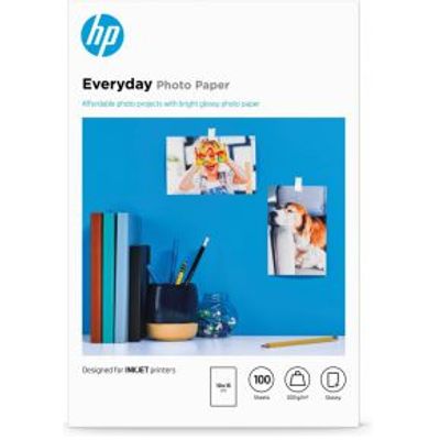 HP Everyday glanzend fotopapier 10x15cm - 100 vel - 100g