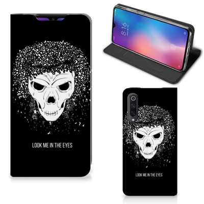 Mobiel BookCase Xiaomi Mi 9 Skull Hair Mobiel BookCase Xiaomi Mi 9 Skull Hair