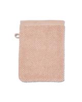 HEMA Tweedekans washand recycled katoen 16x21 oudroze (lichtroze)