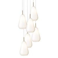 Nuura Anoli 6 Hanglamp - Goud - Opaal