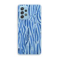 Blauwe nerven: Samsung Galaxy A73 Transparant Hoesje