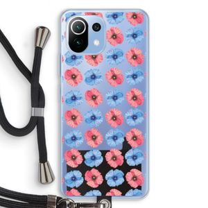 Klaproosjes: Xiaomi Mi 11 Lite Transparant Hoesje met koord