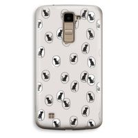 Miauw: LG K10 (2016) Transparant Hoesje