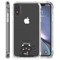 Apple iPhone Xr Stevig | Bumper Hoesje | Cat Good Day