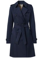 Burberry trench The Kensington Heritage mi-long - Bleu - thumbnail